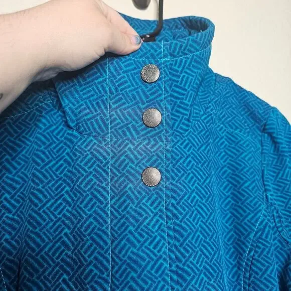 Title Nine Softshell Peacekeeper Long Jacket Coat Fleece Lined size small - Picture 3 of 6